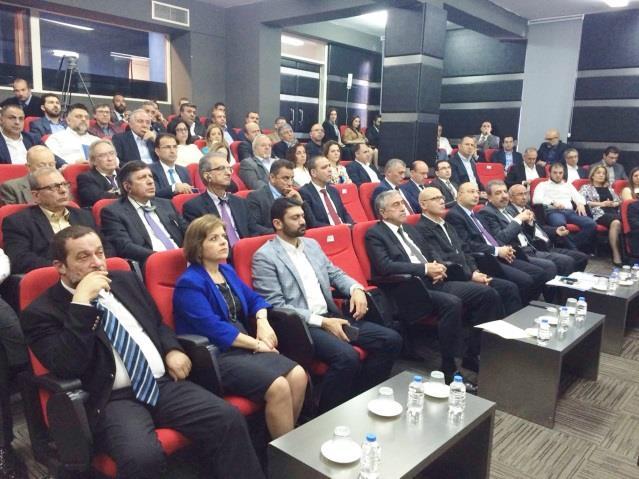 Açılış konuşmalarından sonra gerçekleştirilen bölümde "Federal Kıbrıs ta Kıbrıs Türk Ekonomisi Projesi "Müdürü Prof. Dr. Ömer Gökçekuş Nihai Raporu içeren bir sunum gerçekleştirdi.