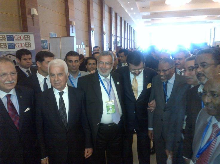 TOBB Başkanı Hisarcıklıoğlu, Mısır, Ürdün ve Cibuti gibi İslam Ülkelerinin Odalar Birliği temsilcilerini de Yatırım Forumuna getirdi.