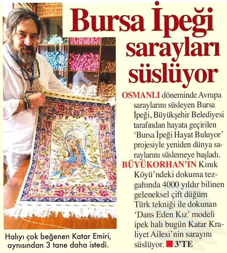 BURSA IPEGI SARAYLARI SÜSLÜYOR Yayın Adı : Bursa