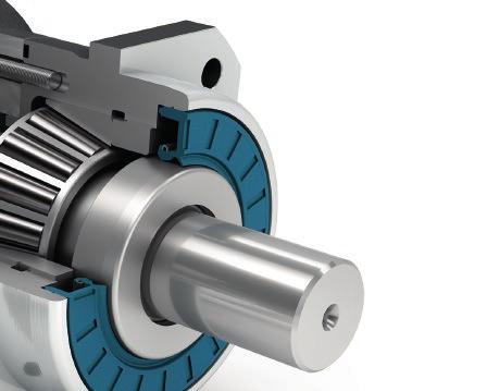 3 Highest installation flexibility Our lifetime lubricated right angle planetary gearbox extracts the most out of little space.