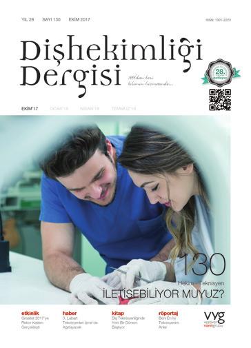 Dişhekimliği Dergisi Türkiye nin, diş hekimliği konusunda, düzenli yayınlanan en köklü dergisi.