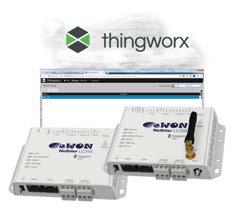 ENDÜSTRİ OTOMASYON ÜRÜNLER ewon Netbiter LC Cihazları ThingWorx e bağlıyor ThingWorx bulutuna veri gönderir.