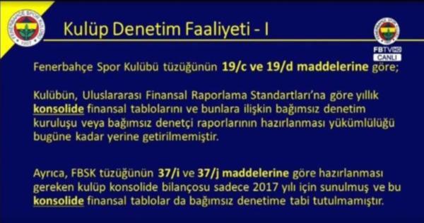 20 yıldır süregelen bir lider, başkanlık, olumsuz olumsuz çok şeyler söyleyebiliriz ama Fenerbahçe camiası değişiklik istiyordu. 1.