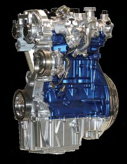 Ford un düşük yakıt tüketimi ile maksimum performans sağlayan yeni nesil benzinli motor teknolojisi EcoBoost Direkt yakıt enjeksiyonu, turbo şarj ve değişken supap zamanlamasını birleştirerek,