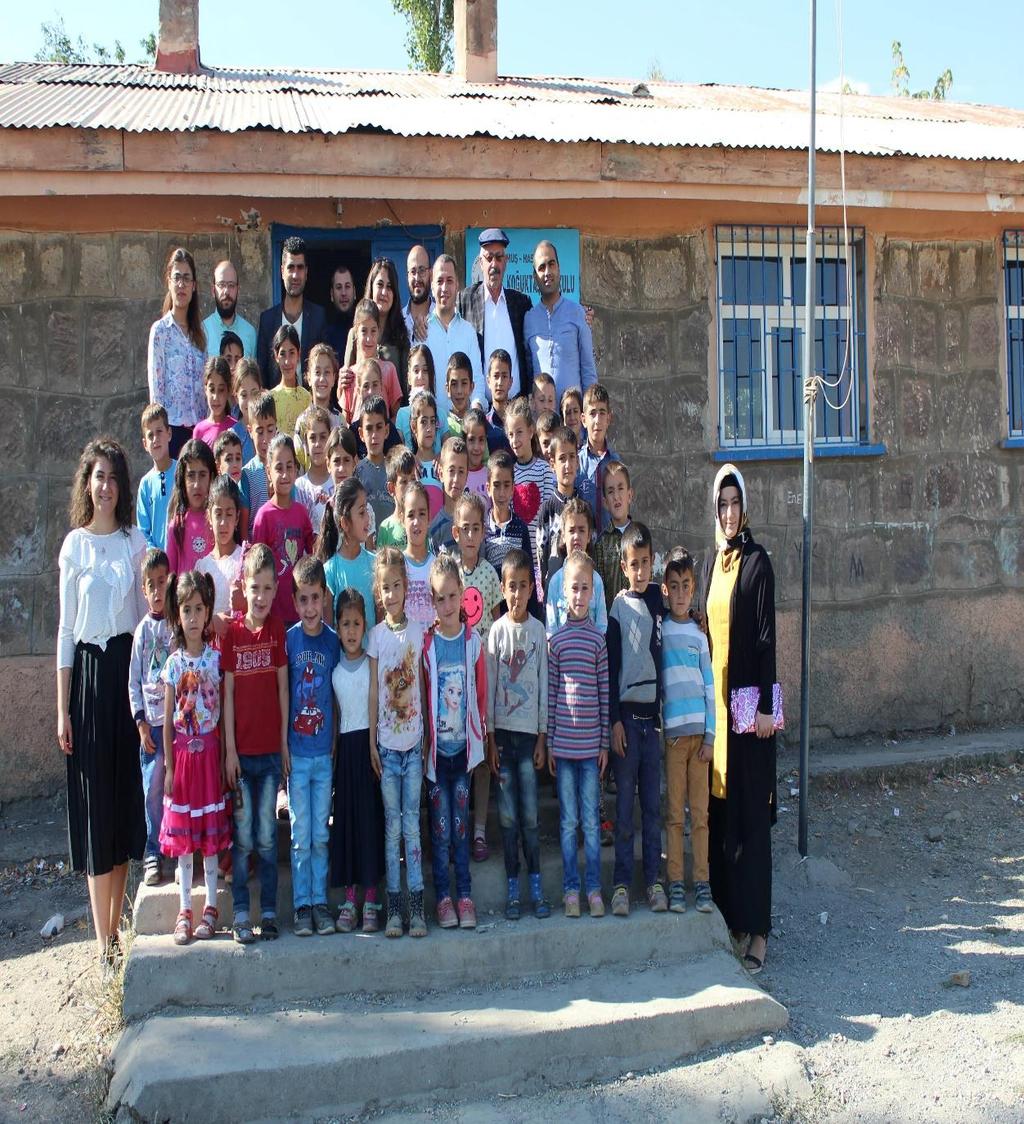 9 Köy Okuluna Kitap ve Kırtasiye Yardımı Fakültemiz lisansüstü öğrencilerinin öncülük ettiği ve