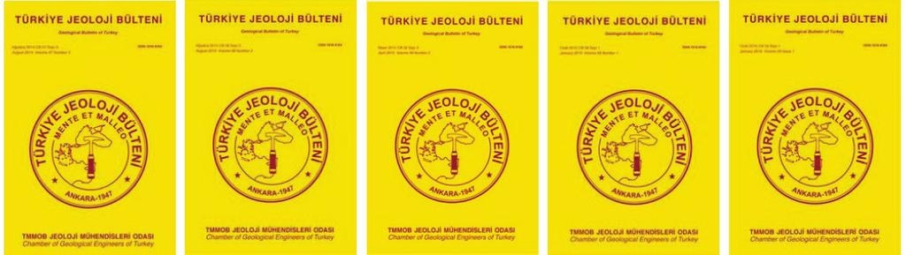 TÜRKİYE JEOLOJİ BÜLTENİ Türkiye Jeoloji Bülteni, yayınladığı bilimsel makalelerle yerbilimlerinin gelişmesinde önemli kilometre taşlarından birini oluşturuyor.