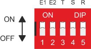 6. Temel Bag lantı Şeması ve 1 A / 5 A Dip-switch Ayarları Temel Bağlantı Şeması IR IS IT T1 T2 E1 E2 T S R 1 A OFF 5 A ON 1