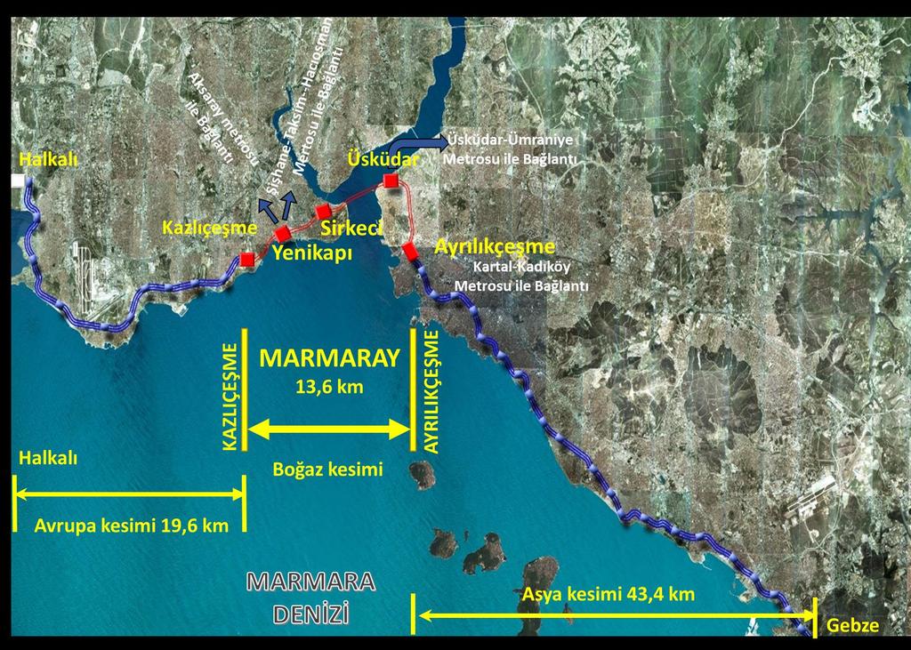 MARMARAY The Marmaray was opened to passenger service