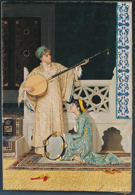 Oryantalist bir ressam sayılmasına karşılık Osman Hamdi Bey in Doğu ya bakışı, batılı ressamlarınkinden çok farklıdır.