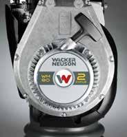Wacker Neuson, ürün yelpazesinde iki zamanlı benzinli tokmakları ile tek üretici olarak öne çıkıyor.