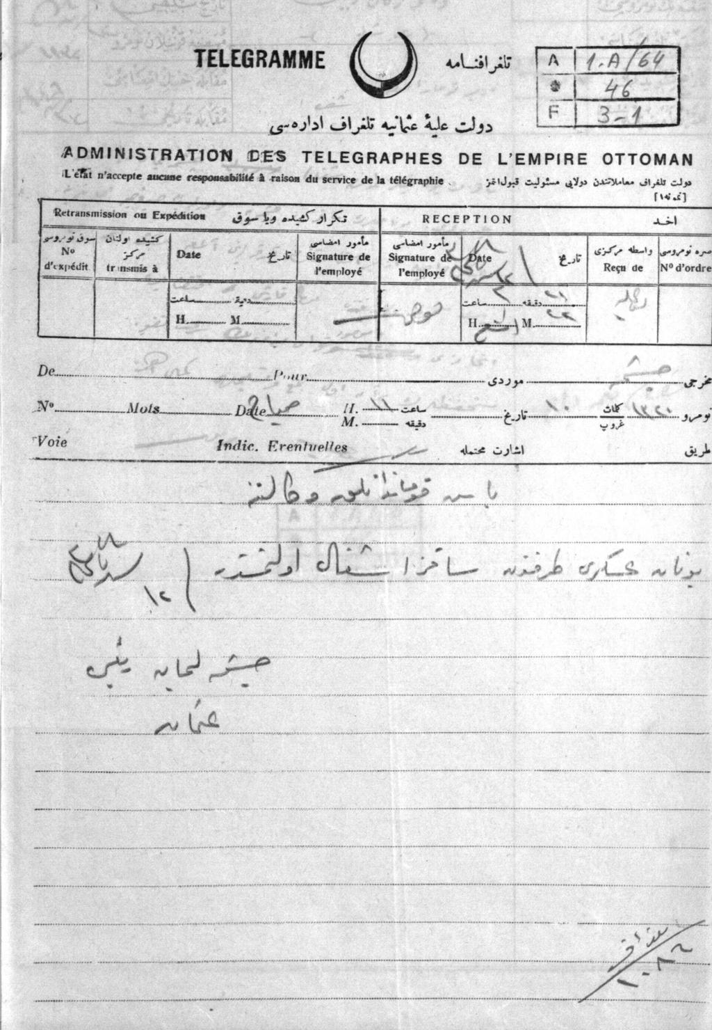 Hüsnü ÖZLÜ EK-3 Çeşme Liman Reisi Osman ın 12 Teşrin-i sani 1328 (25 Kasım 1912)
