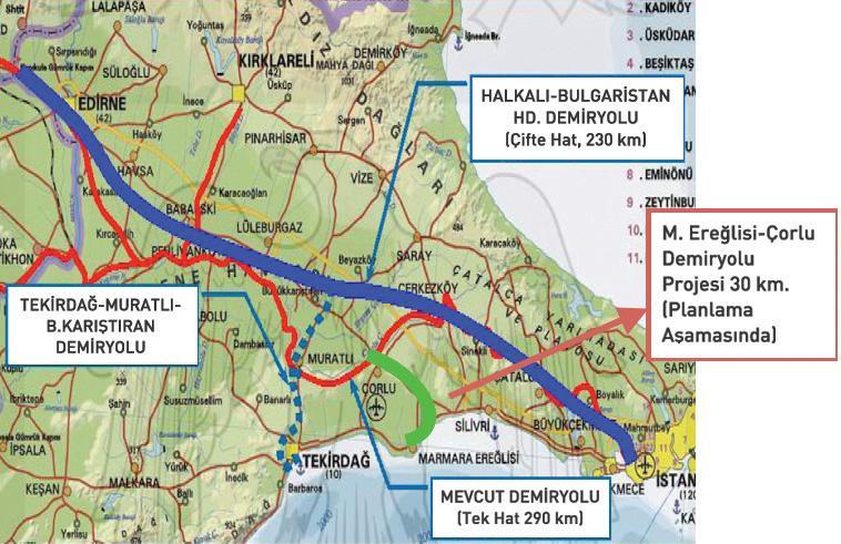 43 Tekirdağ ilinde 2011 yılında toplam 188.603 ton yük taşınmıştır,bu yükün 155.444 ton u gelen yük, 33.159 ton u giden yük miktarıdır.