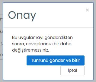 ADIM 8: SON ONAY (GERİ