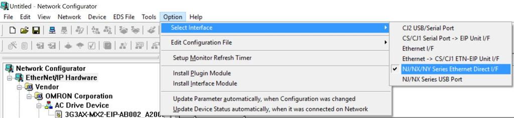 tr/tr/products/mx2#downloads Network Configurator programı açılarak 3G3MX2 için gerekli.eds dosyasının eklenmesi gerekmektedir.