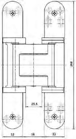 TE5403DA8-SS Tectus TE-540 A8 3D Menteşe F1-Gümüş Tectus TE-540 A8 3D Menteşe SS-görünümlü Diğer renkler için lütfen danışınız.