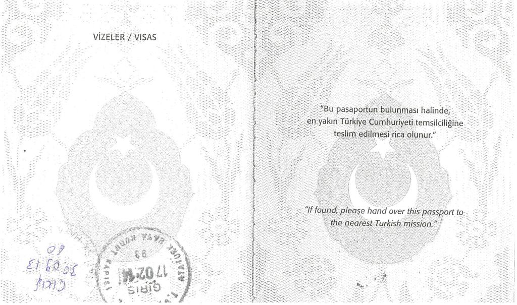 2- PASAPORT GİRİS CIKIS MÜHÜRLERİ PASSPORT ENTRY-EXIT STAMPS Öğrencinin aralıksız olarak 7 takvim gününden (hafta sonu dâhil) fazla süre ile misafir olunan kurumdan ayrıldığı tespit edilirse, söz