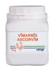 (5) VİMARMİX ASCORVİM Vitamin Oral Çözelti Tozu Her g.da 1000 mg. Vitamin C (Askorbik asit) içerir.