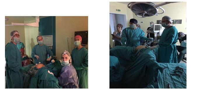 Histeroskopi kursunu Ege Üniversitesi Kadın Doğum Kliniği Ameliyathanelerinde gerçekleştirdik. Laparoskopik Sütür Kursumuza da ilgi çok fazlaydı.