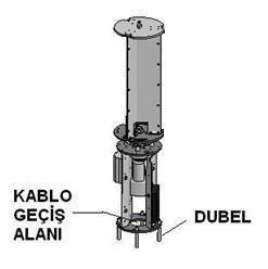 MALZEME LiSTESi A B C D E M8x25 M8 M8 INBUS RONDELA SOMUN