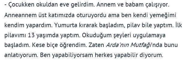 - - 2. Metne göre aşağıdaki cümleler doğru ise D yanlış ise Y yazın. a. Arda babası sayesinde küçükken ilginç yemekler tattı. ( ) b. Arda nın babası mutfakta çok hızlıydı. ( ) c.