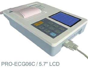 A4 çıktı & çeşitli dosya dışarıya aktarma biçimleri Kolay kullanım için tasarlanmış tuş takımı Hasta EKG bilgileri içn Merkezi Yönetim Sistemi VT-06F ECG-PC Workstation 6-Kanallı Dijital EKG Cihazı