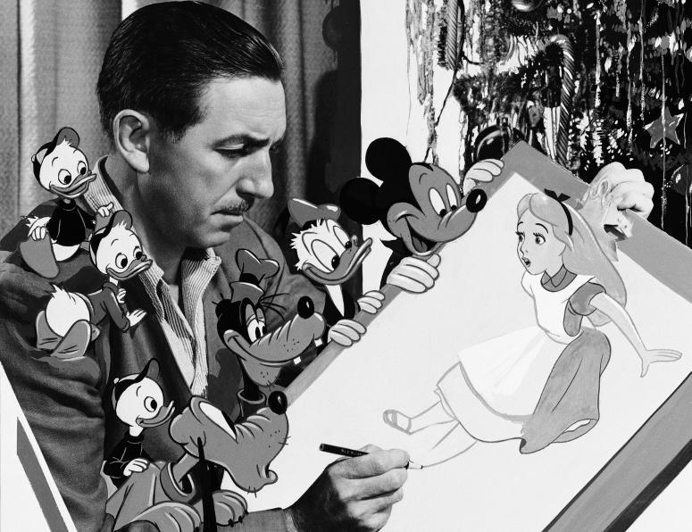 Resim 2. 11. Walt Disney Kaynak: http://thewaltdisneycompany.com/ Steamboat Willie çizgifilminin diğer çalışmalardan farkı ise senkronize ses ile üretilen ilk çizgifilmler olmasıdır.