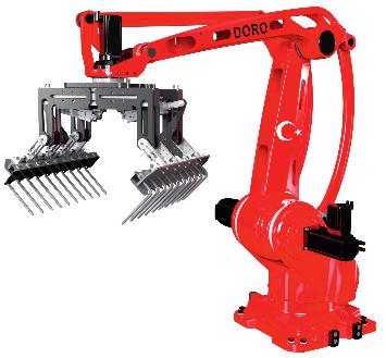 ROBOTİK MARKET Kol ve Paket Taşıma Plaka İst fleme DPA-040-2500 Temel Uygulamalar Paletleme, Palet Boşaltma, Malzeme Taşıma, Plaka Sıralama, Boyama Özellikleri Taşıma Kapasitesi 130 kg Uzanma 2.