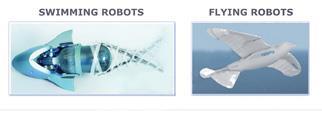 1.3.2. Hareket Mekaniğine Göre Robotlar Yüzen Robotlar: Suda hareket edebilen robotlardır.