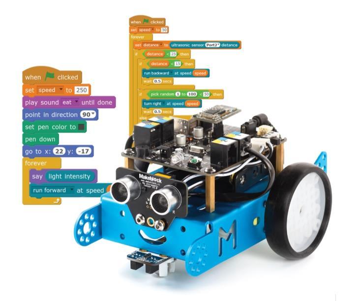 1.3.3. Eğitsel amaçlı Robotlar Blok Tabanlı Robot Montaj Setleri: Öğrencilerin kendi robotlarını tasarlamaları ve