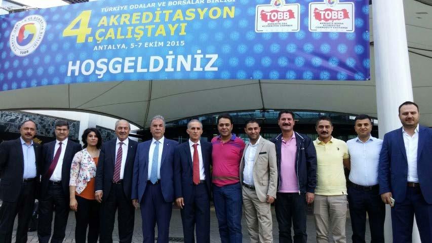 2015 ODAMIZ, MARDİN İLİ VE İLÇELERİ STANDI İLE YÖREX FUARINDA YÖREX Fuarı nın açılışında konuşan TOBB Başkanı M.