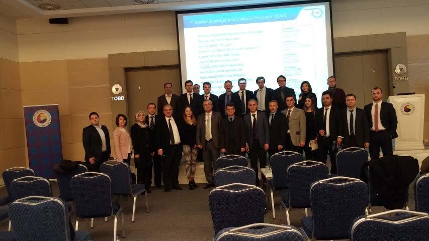 TOBB-CERN SANAYİ TOPLANTISI Türkiye Odalar ve Borsalar Birliği Sosyal tesislerinde 8 Aralık 2015 tarihinde TOBB-CERN Sanayi irtibat ofisi toplantısına Genel Sekreter imiz Abdulkadir Güneş katılmıştır.