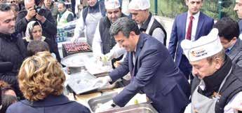 tulumbası ikram edildi. Festivale vatandaşlar yoğun ilgi gösterdi.