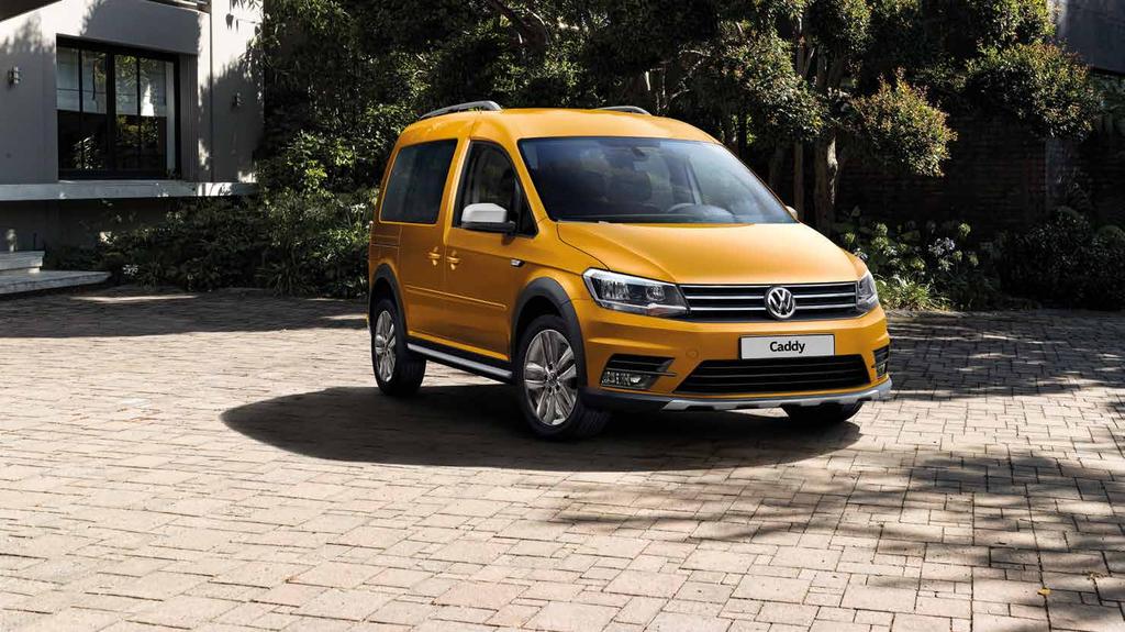 Caddy Alltrack Caddy Alltrack, şık detaylarıyla tüm gözlerin sizin üzerinizde olmasını sağlıyor.