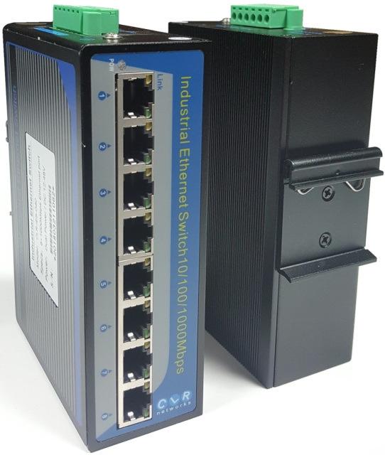 Telkolink Kurumsal Bilgi Teknolojileri www.telkolink.com CLR-IES-G80P @ Endüstriyel Tip 8Port Gigabit RJ45 POE Switch DC48V Endüstriyel 8 portlu Gigabit 802.