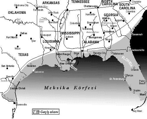 kürklerin egemen olduğu sakin sular, birbirleriyle iç içe geçmiş bir durumda bu alçak kıyı ovalarına su-kara ilişkileri nde sonsuz bir çeşitlilik sağlamaktadır.