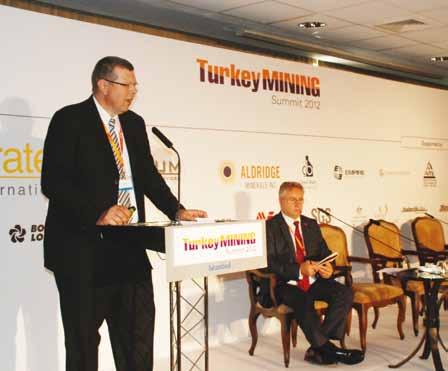 TÜRKİYE DEN MADENCİLİK HABERLERİ Türkiye Madencilik Zirvesi - Turkey Mining Summit 2012 İstanbul da Yapıldı EVREN MECİT ALTIN Maden Mühendisi- TMD Danışmanı Terrapinn Holdings Ltd.