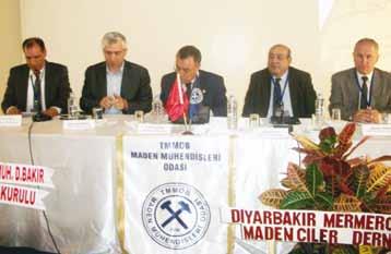 Doğu ve Güneydoğu Anadolu Maden Kaynaklarının Değerlendirilmesi Çalıştayı Yapıldı Maden Mühendisleri Odası Diyarbakır Şubesi tarafından 17-18 Mayıs 2012 tarihlerinde Diyarbakır Sümerpark Kültür