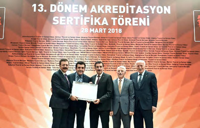 nda düzenlenen törenle verildi. Tören, Gümrük ve Ticaret Bakanı Bülent Tüfenkci ve TOBB Başkanı M. Rifat Hisarcıklıoğlu nun açılış konuşmaları ile başladı.