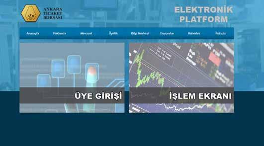 İlk Elektronik Ürün Senedi (ELÜS) işlemi 04 Mart 2015 tarihinde Borsamız tarafından kurulan Ankara Elektronik Platformu nda, farklı şehirlerde, alım ve satım yapan kişilerce online seans aracılığı
