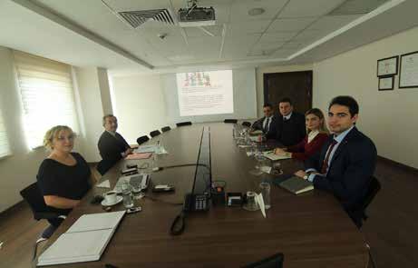 Ankara Ticaret Borsasının Faaliyet Raporu sunumu, Satış Salonları ve elektronik ürün senedi ticareti ve gerçekleşen işlem hacmi hakkında bilgilendirme yapılmıştır.