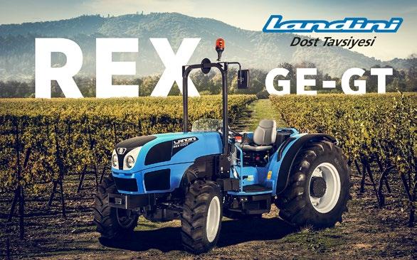 REX GE-GT SERİSİ 4 silindirli Perkins motor Turbo Intercooler 20+20 vites Mekanik shuttle Sürüngen vites 40+40 vites seçeneği 2 kademe powershift seçeneği Power shuttle seçeneği Süper sürüngen vites