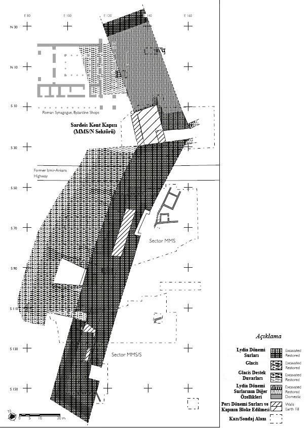 Sinan Paksoy Şekil 25: Sardeis, MMS (Monumental Mudbrick Structure)