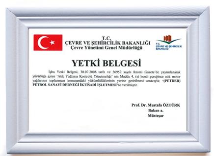 8 ATIK MOTOR YAĞLARININ TOPLANMASI VE TAŞINMASI 23 Atık yağlar, açığa çıktığı noktalardan geri kazanım veya bertaraf tesislerine, yasal düzenlemelerle belirlenen kurallar çerçevesinde, taşıma işi