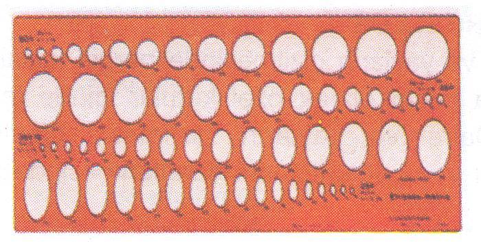 şablonlardır (Şekil 1.24). 2.2.9.3. Yazı Şablonları Şekil 1.