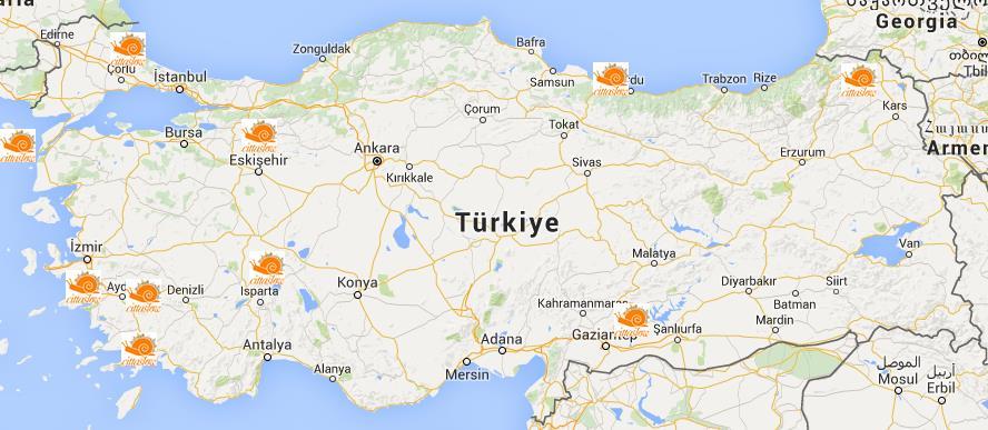 33 Türkiye de yaşanan bu süreçte Sakin Kent hareketine dâhil olmuş hiçbir kent Birliğin merkezi tarafından denetlenmiş değildir.