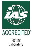 TÜV AUSTRIA TURK, Test Laboratuvarı olarak IAS tarafından akredite olduğunu gösterir markasıdır.