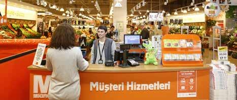 MÜŞTERİ HİZMETLERİ HATTI 444 10 44 Migros Çağrı Merkezi, 2015 yılında 950 bin müşteri ile birebir iletişime geçmiştir.