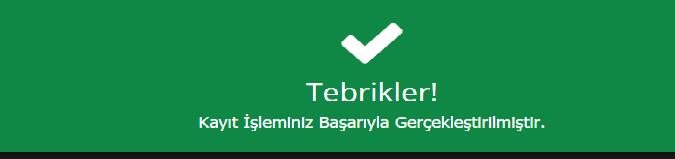 Kaydet butonuna basarak yorumlarını gönderir. Aşağıdaki görüntüye ulaşır.