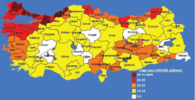 Verem savaşı dispanserlerine 2006 yılında y