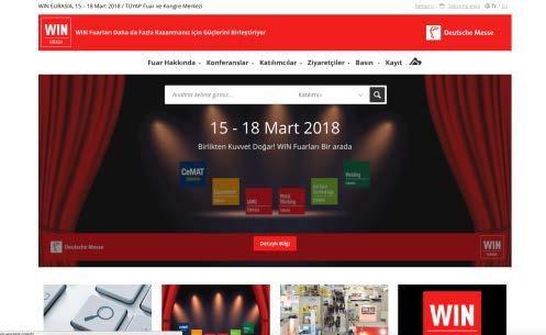 REKLAM OLANAKLARI WEB SİTESİ Hep WIN EURASIA ile birlikte görünün www.win-eurasia.com her ziyaret edildiğinde firmanızın görünmesini sağlayın Ortalama 80.